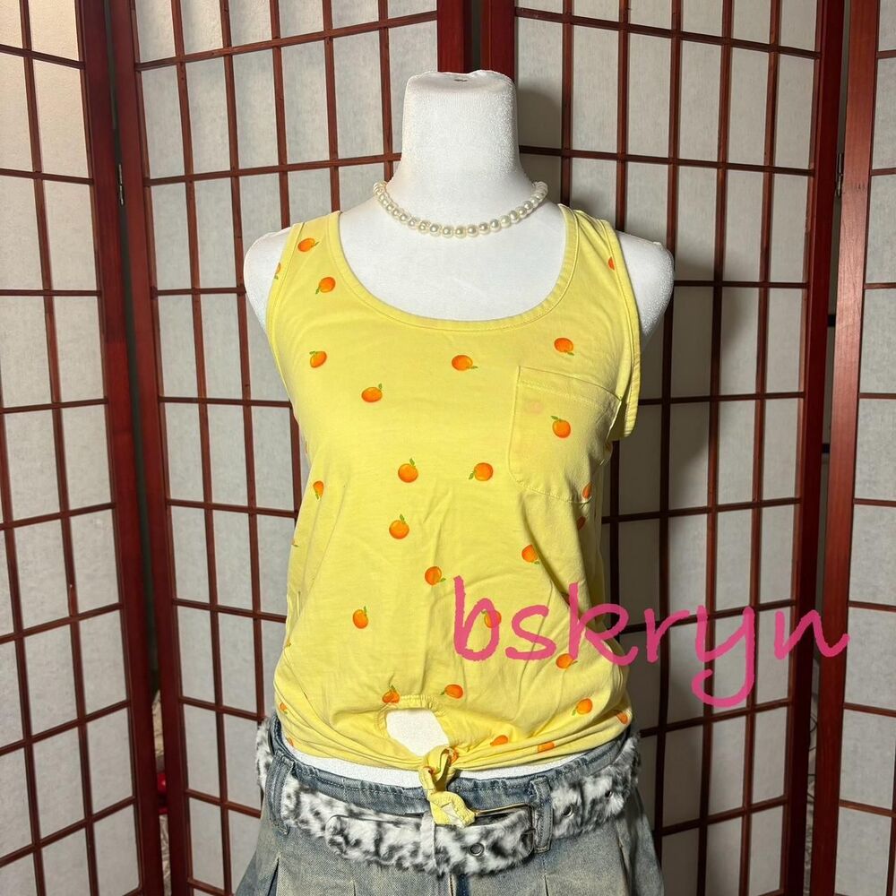 Rebellious-one Women's Yellow and Orange Vest